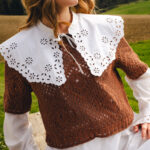 T-shirt traforata in puro cotone